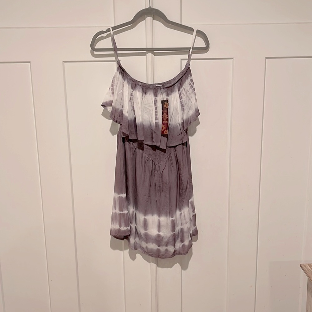 Strapless romper/dress NWT size small